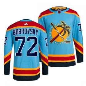 Florida Panthers Trikot Sergei Bobrovsky 72 Adidas 2022-23 Blau Reverse Retro 2.0 Authentic - Herren